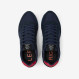 Navy blue/bordeaux Tom nylon and suede sneaker