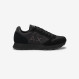 Black/dark grey Tom nylon and suede sneaker