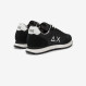 Black Tom nylon and suede sneaker
