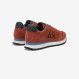 Sneaker Tom in nylon e suede rust