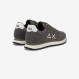 Dark grey Tom nylon and suede sneaker