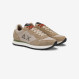 Dark beige Tom nylon and suede sneaker