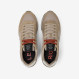 Dark beige Tom nylon and suede sneaker