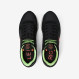 Black Tom sneaker with fluorescent logo