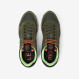Dark military Tom sneaker with fluorescent logo