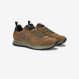 Fox Tom Snake nylon and suede sneaker