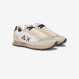 Sneaker Tom Vintage in nylon e suede bianco panna