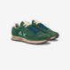 Dark green Tom Vintage nylon and suede sneaker