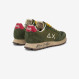 Sneaker Tom Vintage in nylon e suede militare scuro