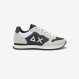 White Tom Color leather and suede sneaker