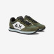 Sneaker Tom Color in suede e pelle militare scuro