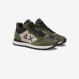 Dark military Tom 2.0 Solid nylon and suede sneaker