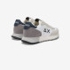 Sneaker Jaki Solid in nylon e suede bianco