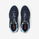 Navy blue Jaki Solid nylon and suede sneaker