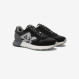 Black Jaki Solid nylon and suede sneaker