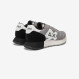 Medium grey Jaki Solid nylon and suede sneaker
