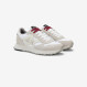 White Jaki Bicolor nylon and suede sneaker