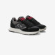 Black Jaki Bicolor nylon and suede sneaker
