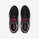 Black Jaki Bicolor nylon and suede sneaker