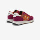 Sneaker Jaki Bicolor in nylon e suede bordeaux