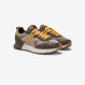 Brown Jaki Outdoor mesh and suede sneaker