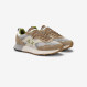 Dark beige Jaki Outdoor mesh and suede sneaker