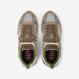 Dark beige Jaki Outdoor mesh and suede sneaker