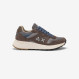 Brown Sun Daddy nylon and suede sneaker