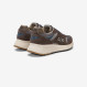 Brown Sun Daddy nylon and suede sneaker