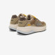 Beige Jupiter Suede sneaker with logo