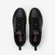 Black Genius tumbled leather sneaker