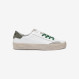 Sneaker Street Leather in pelle militare scuro