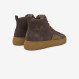 Sneaker Luis Mid in suede marrone