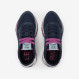 Navy blue Ally Solid nylon and suede sneaker