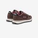Sneaker Ally Solid in nylon e suede marrone