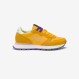 Yellow Ally Solid nylon and suede sneaker