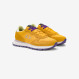 Yellow Ally Solid nylon and suede sneaker