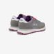 Medium grey Ally Solid nylon and suede sneaker