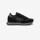 Sneaker Ally Gold Silver in nylon e suede nero/grigio medio