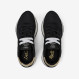 Black Ally Gold Silver suede and nylon sneaker