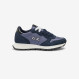 Sneaker Ally Bright in nylon e suede navy blue
