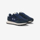 Sneaker Ally Glitter in mesh e suede navy blue