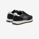 Sneaker Ally Glitter in mesh e suede nero