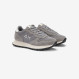 Sneaker Ally Glitter in mesh e suede grigio medio