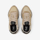 Gold Ally Glitter suede and mesh sneaker