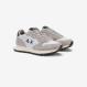 Silver Ally Glitter suede and mesh sneaker
