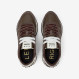 Sneaker Ally Studs in similpelle e suede marrone