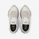 Sneaker Ally Studs in similpelle e suede bianco panna