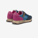 Navy blue Ally Vintage nylon and suede sneaker