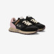 Black Ally Vintage nylon and suede sneaker